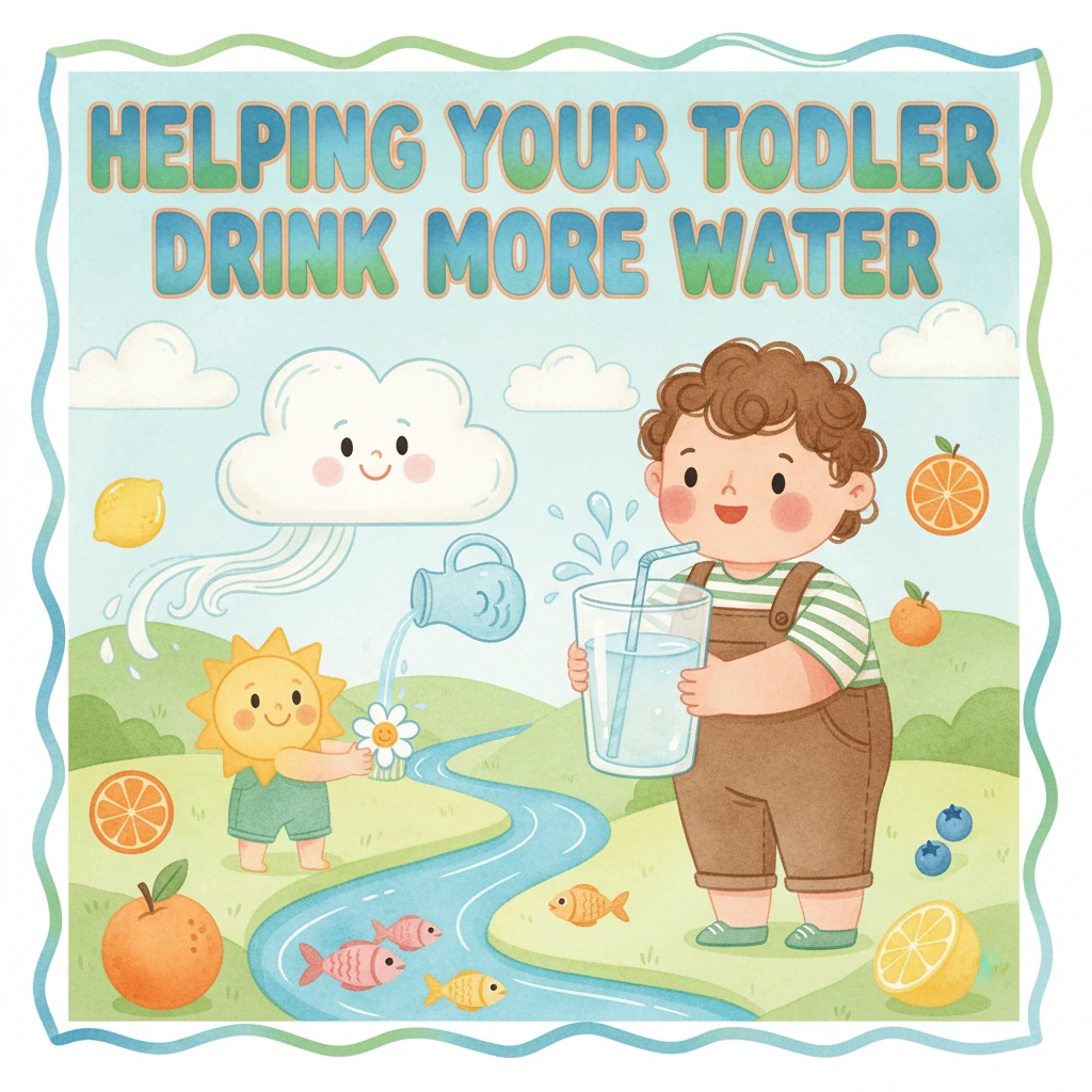 How to Help Your Toddler Drink More Water, Without Pressure
