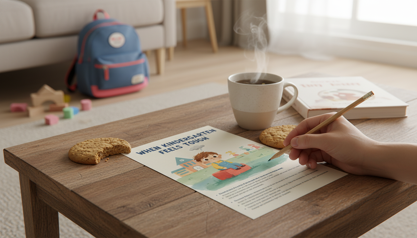 Kindergarten Struggles: Calm Checklist for Parents