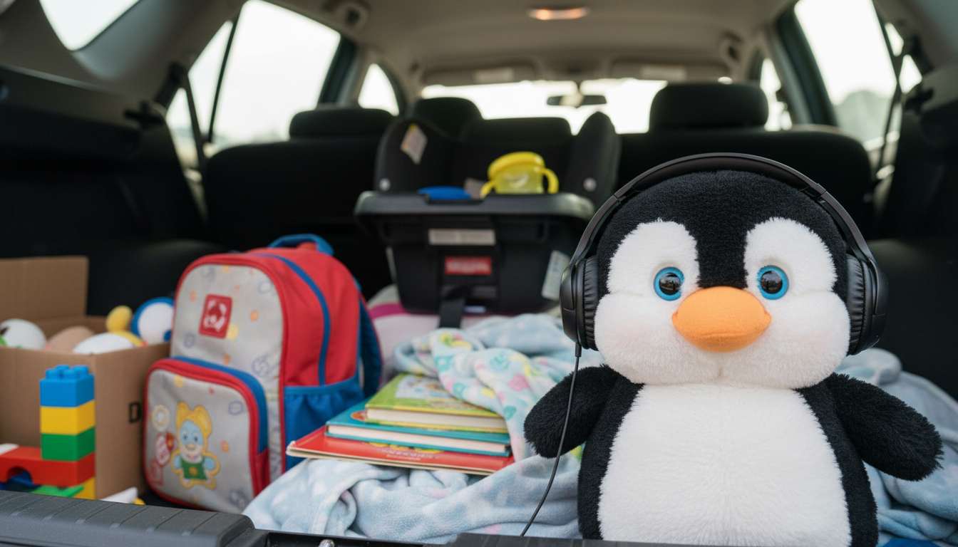 Best Age for a 10" Plush Penguin With Headphones