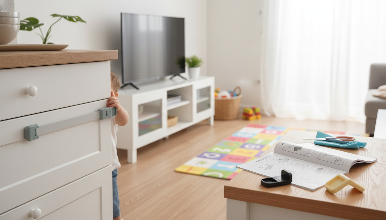10pcs Baby Safety Cabinet Locks: Install, Use & Tips