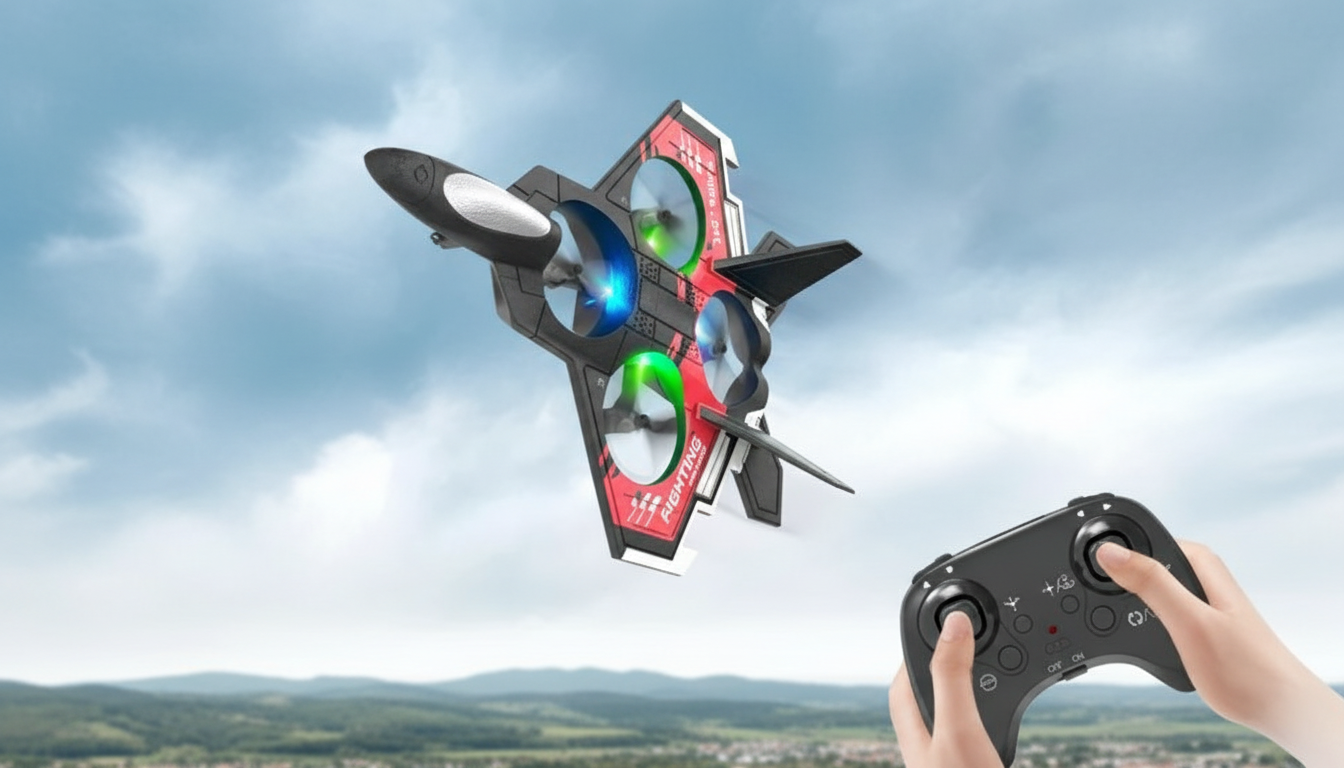 2.4GHz RC Foam Jet with Camera: Easy Stunt Rolls