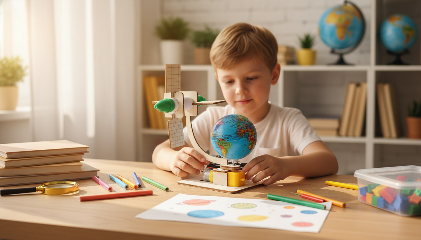 DIY Orbiting Satellite Kit for Kids: Build a Mini Mission