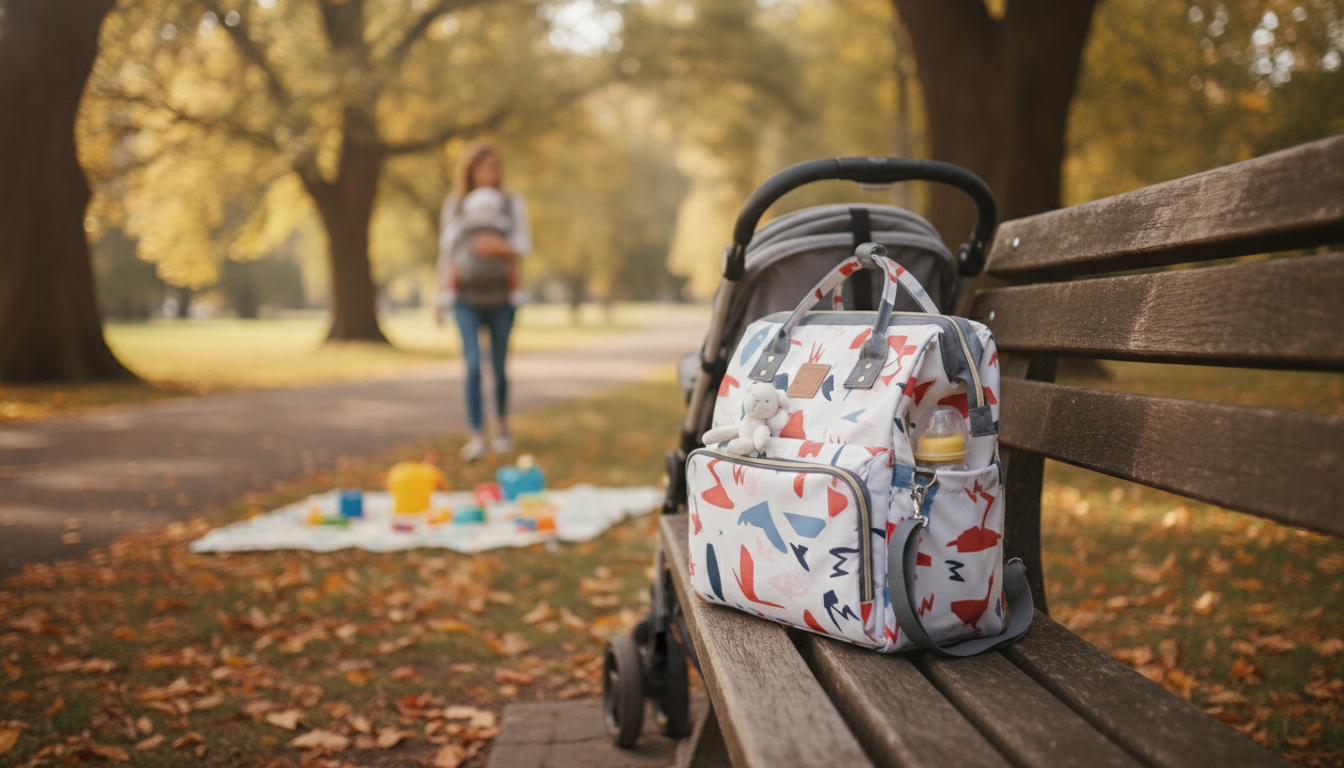 Large Capacity Diaper Bag Backpack: Stay Organized Out