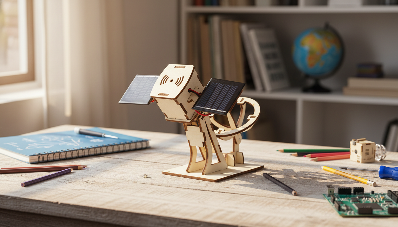Solar Radar Satellite STEM Kit: Build & Test With Sunlight