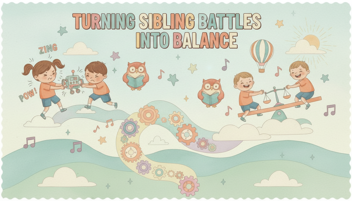 Stop Sibling Fights Fast: Scripts, Visuals, and AI Help