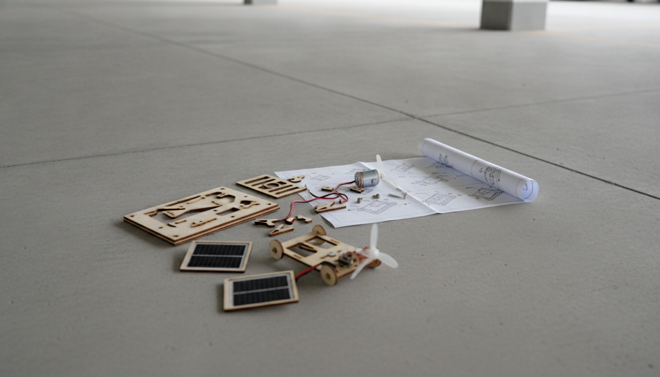 Solar Powered Toy Car: How Light Turns into Motion