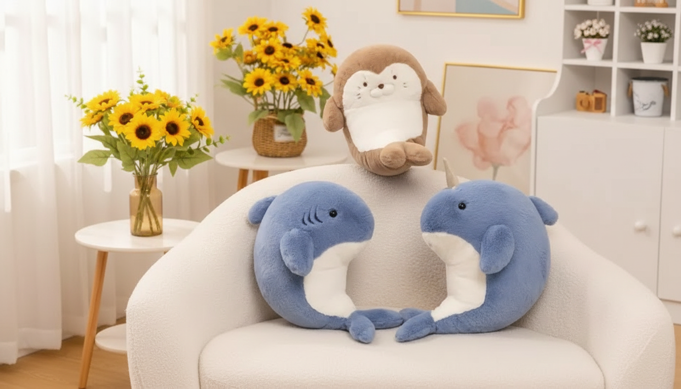 Seal, Shark or Narwhal: Baby Sea Plush Pillow Buddy