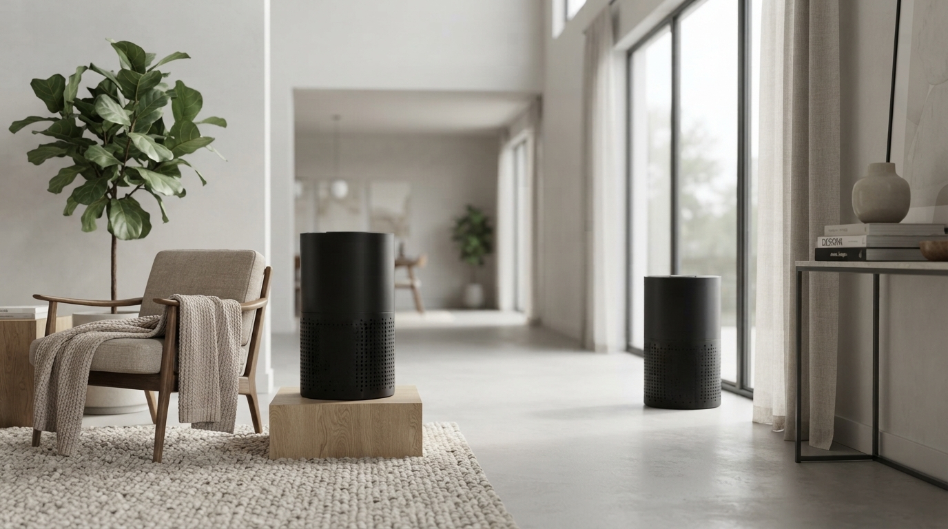Dual Pack Hospital-Grade Air Purifier for Large Rooms