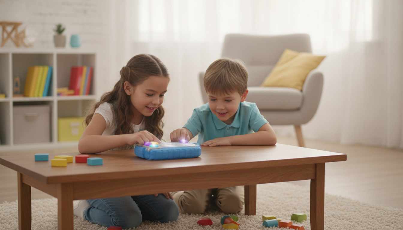 Electronic Rhythm Puzzle Game for Kids: Timing & Focus