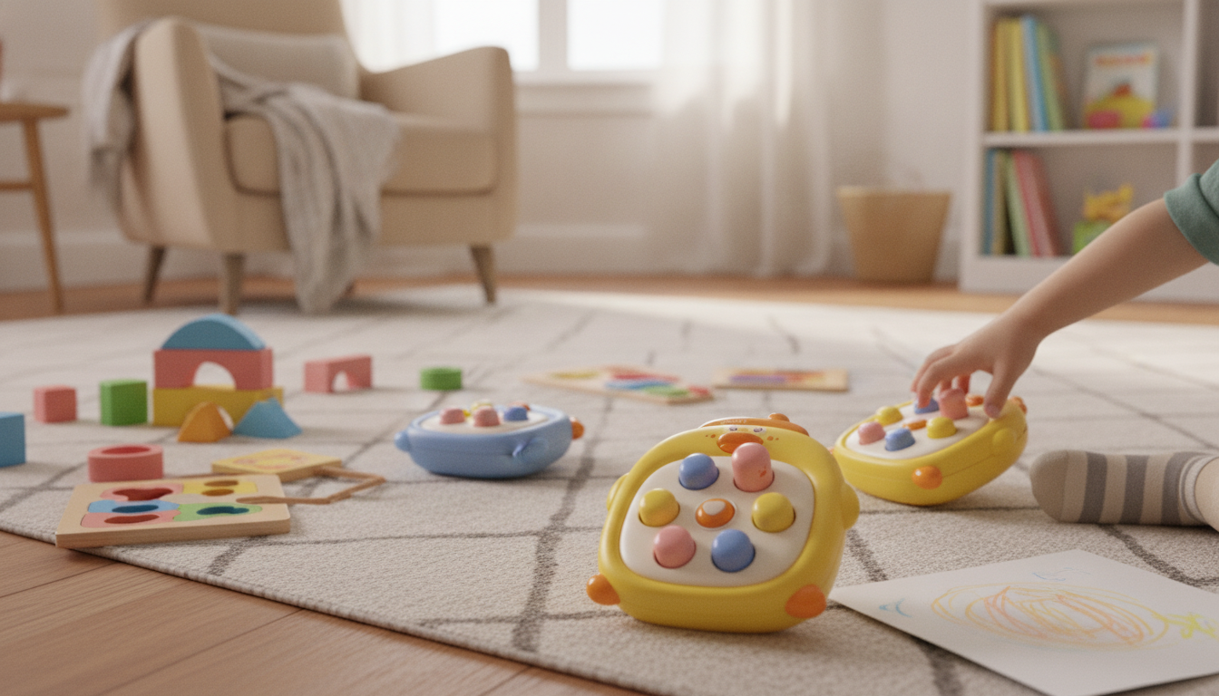 Mini Whack-a-Mole Arcade Toy for Quick, Screen-Free Fun