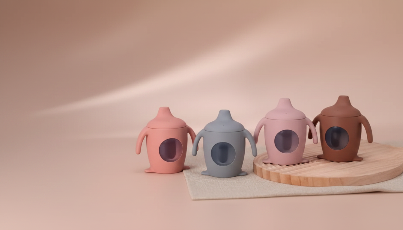 Penguin Silicone Sippy Cup: Leak-Resistant & Easy to Clean