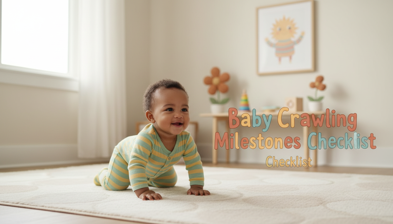 Baby Crawling Milestones: Printable Checklist & Tummy Time