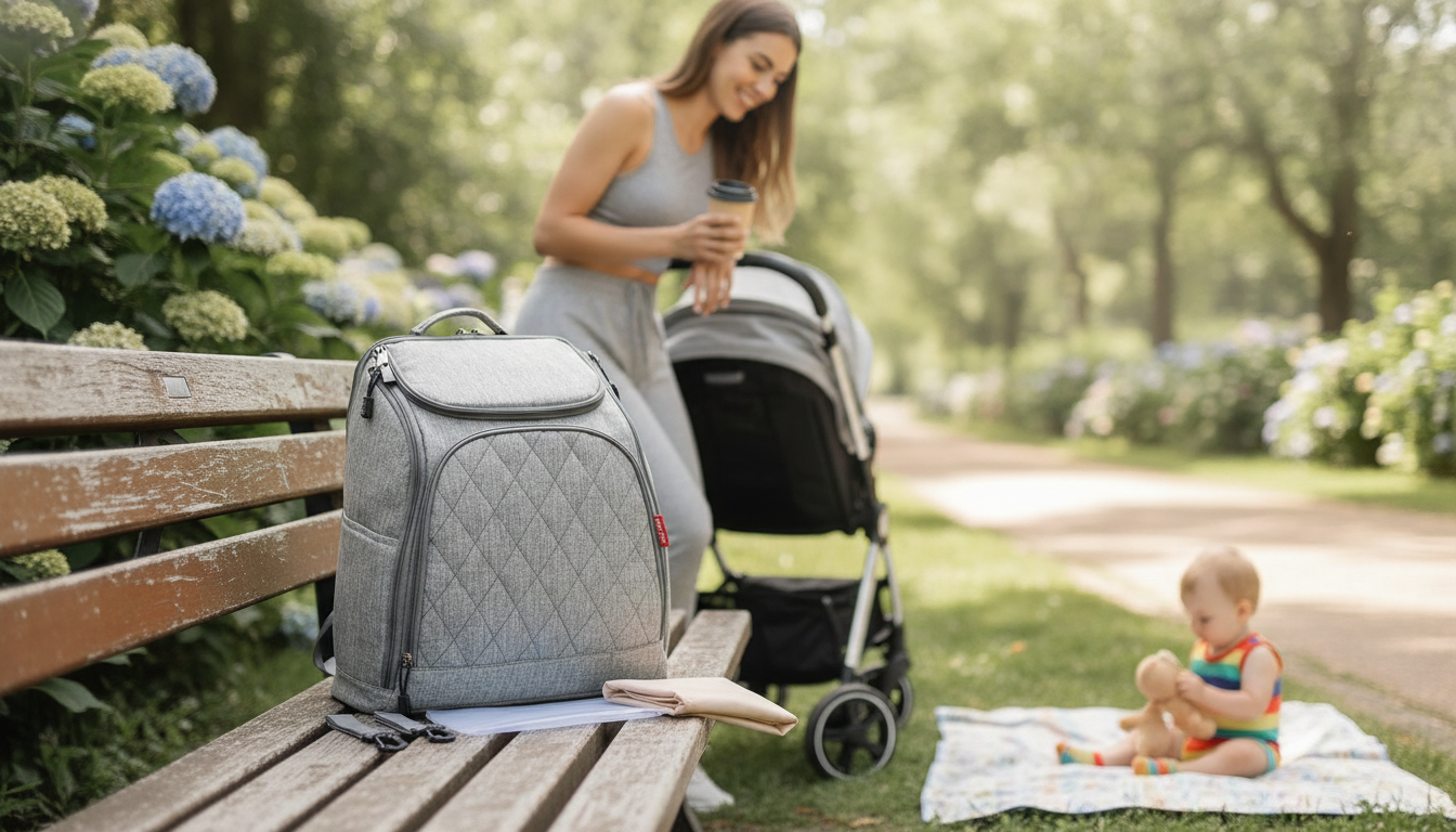 Stroller-Friendly Diaper Backpack Tote: Pack Smarter