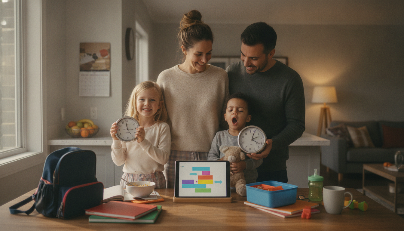 Two Kids, Two Schedules: A Simple Daily System