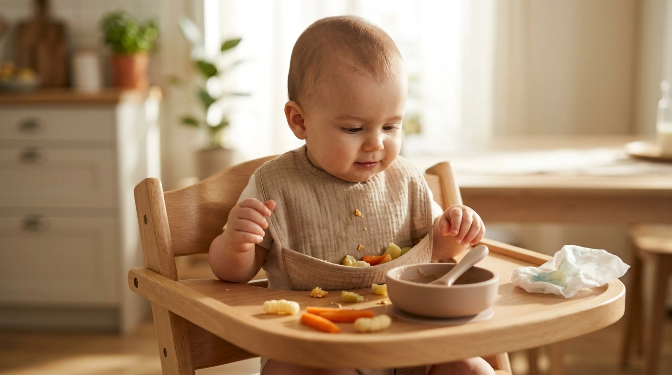 Soft Cotton Waterproof Baby Bib With Catcher Pocket