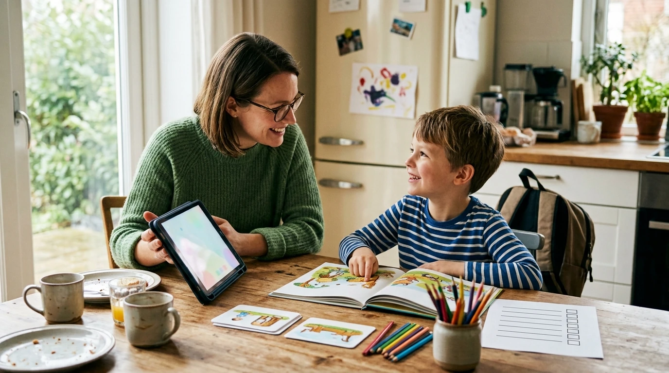 AI-Supported Bilingual Routine for Kids (10–20 Min/Day)