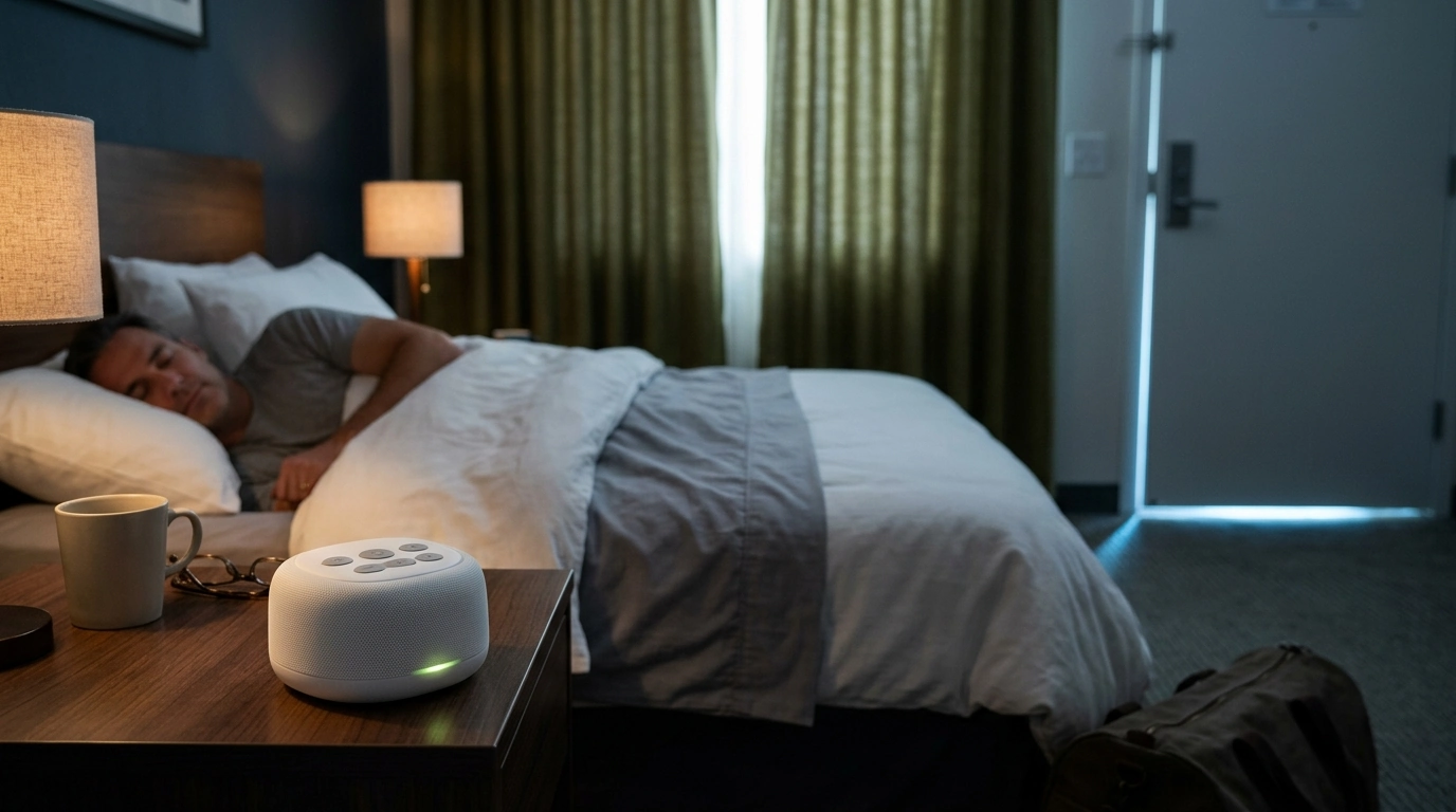 Portable White Noise Sleep Aid with Bluetooth Speaker