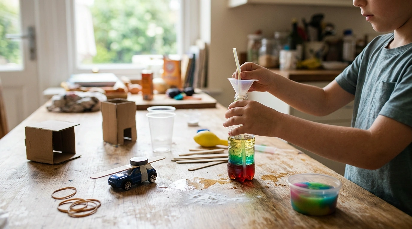 5 DIY Science Toys Kids Can Build at Home