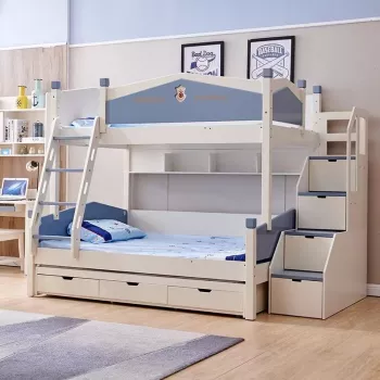 Adjustable Bunk Bed with Slide & Storage: Fit That Grows