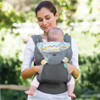 4-in-1 Baby Carrier with Cute Hat: Safe, Comfy Fit