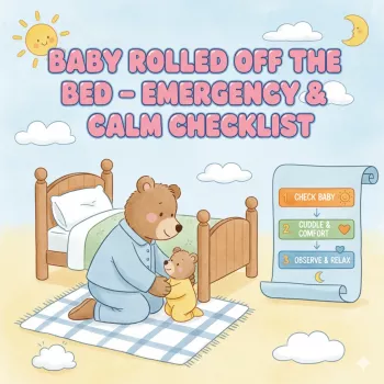 Baby Fell Off the Bed? Calm 24–48 Hour Safety Checklist